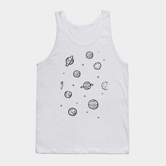 Planets Tank Top by astronaut